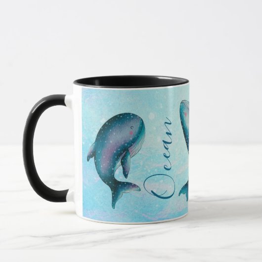 Whale Art Gift for Sea & Nature Lovers Mok (Links)