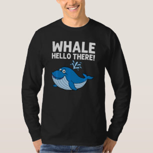Whale Art voor mannen Orca Narwhal Blue Whales S T-shirt