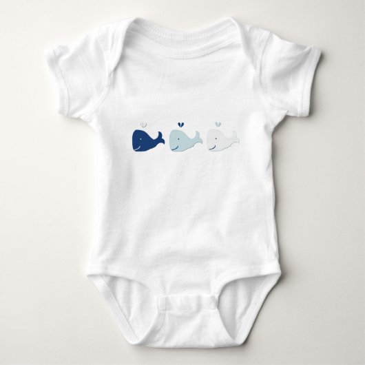 Whale Baby Bodysuit (Voorkant)