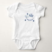 whale baby boy clothes romper (Voorkant)