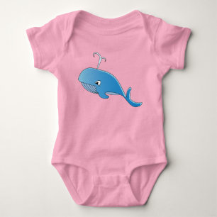 Whale - Baby Jersey Bodysuit