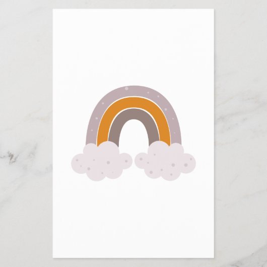 Whale Baby shower Beauful Dream Bingo Game Kaart (Achterkant)