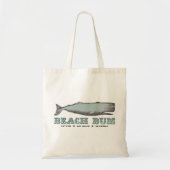  Whale Beach Bum Canvas tas (Voorkant)