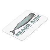 Whale Beach Bum Magnet Magneet (Linkerzijde)