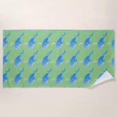 Whale - Beach Towel Strandlaken (Voorkant)