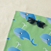 Whale - Beach Towel Strandlaken (In situ)