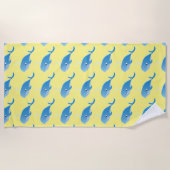 Whale - Beach Towel Strandlaken (Voorkant)