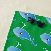 Whale - Beach Towel Strandlaken (In situ)