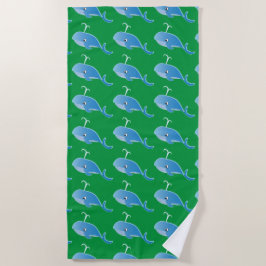 Whale - Beach Towel Strandlaken