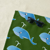 Whale - Beach Towel Strandlaken (In situ)