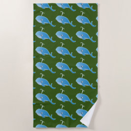 Whale - Beach Towel Strandlaken