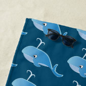 Whale - Beach Towel Strandlaken (In situ)
