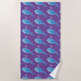 Whale - Beach Towel Strandlaken