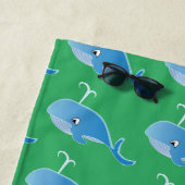 Whale - Beach Towel Strandlaken (In situ)