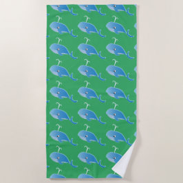 Whale - Beach Towel Strandlaken