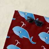 Whale - Beach Towel Strandlaken (In situ)