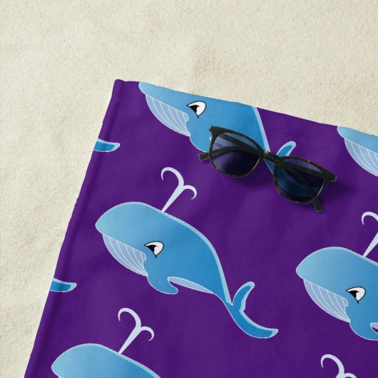 Whale - Beach Towel Strandlaken (In situ)