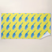 Whale - Beach Towel Strandlaken (Voorkant)