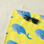 Whale - Beach Towel Strandlaken (In situ)