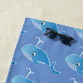 Whale - Beach Towel Strandlaken (In situ)