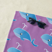 Whale - Beach Towel Strandlaken (In situ)