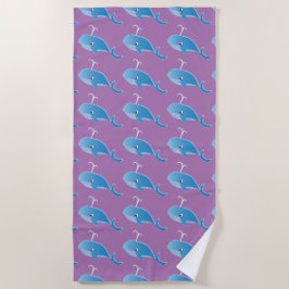 Whale - Beach Towel Strandlaken