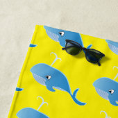 Whale - Beach Towel Strandlaken (In situ)