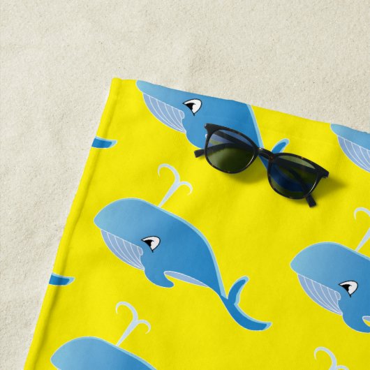 Whale - Beach Towel Strandlaken (In situ)