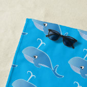 Whale - Beach Towel Strandlaken (In situ)