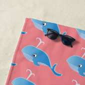 Whale - Beach Towel Strandlaken (In situ)