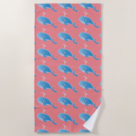 Whale - Beach Towel Strandlaken