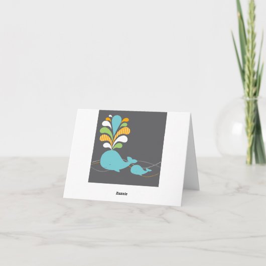 Whale bedankkaart (Achterkant)