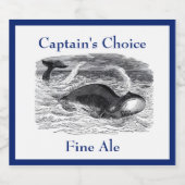  Whale Bierflesetiket Bier Etiket (Enkel label)