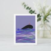Whale Birthday Briefkaart (Staand voorkant)