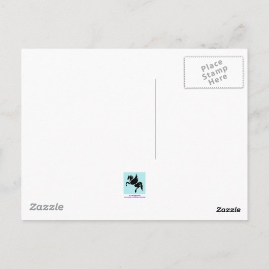 Whale Birthday Briefkaart (Achterkant)