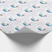 Whale Birthday Cadeaupapier (Hoek)