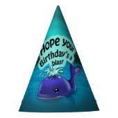 Whale Birthday Feesthoedjes (Voorkant)