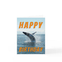 Whale Birthday Kaart – Splash in leuke wensen!