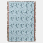 Whale Blanket Beluga Whale Art Throw Blankets Blan Deken (Voorkant Verticaal)