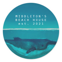 Whale Blue Ocean Scene Family