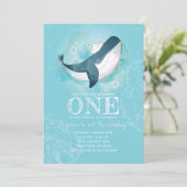 Whale Boy Verjaardag Kaart (Staand voorkant)