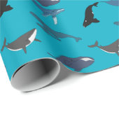 Whale Cadeaupapier (Rol Hoek)