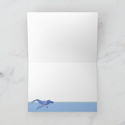 Whale Card Kaart (Binnen)