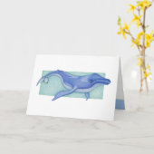 Whale Card Kaart (Gele Bloem)