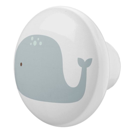 Whale Ceramic Pull Keramische Knop (Rechts)
