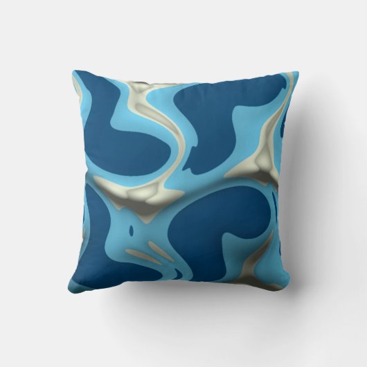 Whale colours kussen (Achterkant)