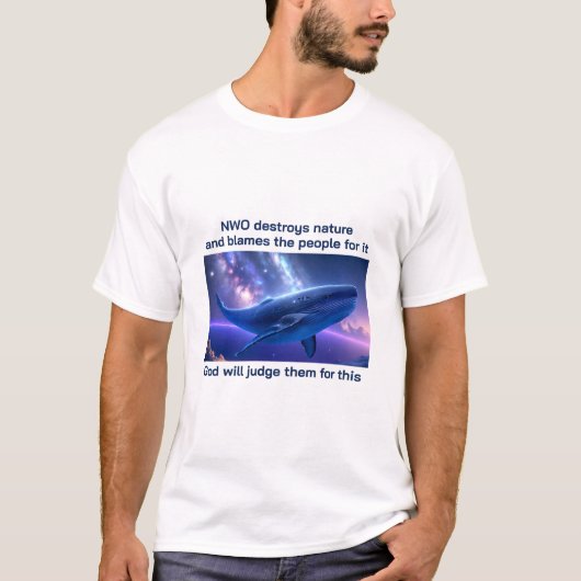 Whale Comeback (licht) T-shirt (Voorkant)