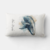 Whale Cove Kust Slaapkamer Accent Kussen (Achterkant)