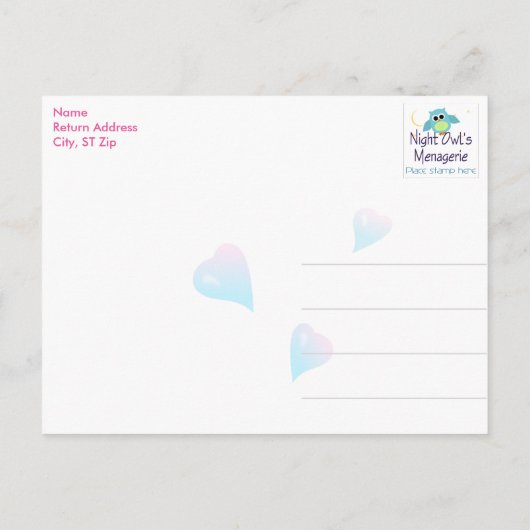 Whale, dank je meisje Baby shower Briefkaart (Achterkant)