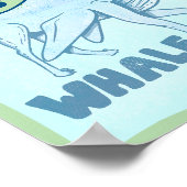 Whale Dog funny creature Poster (Hoek)